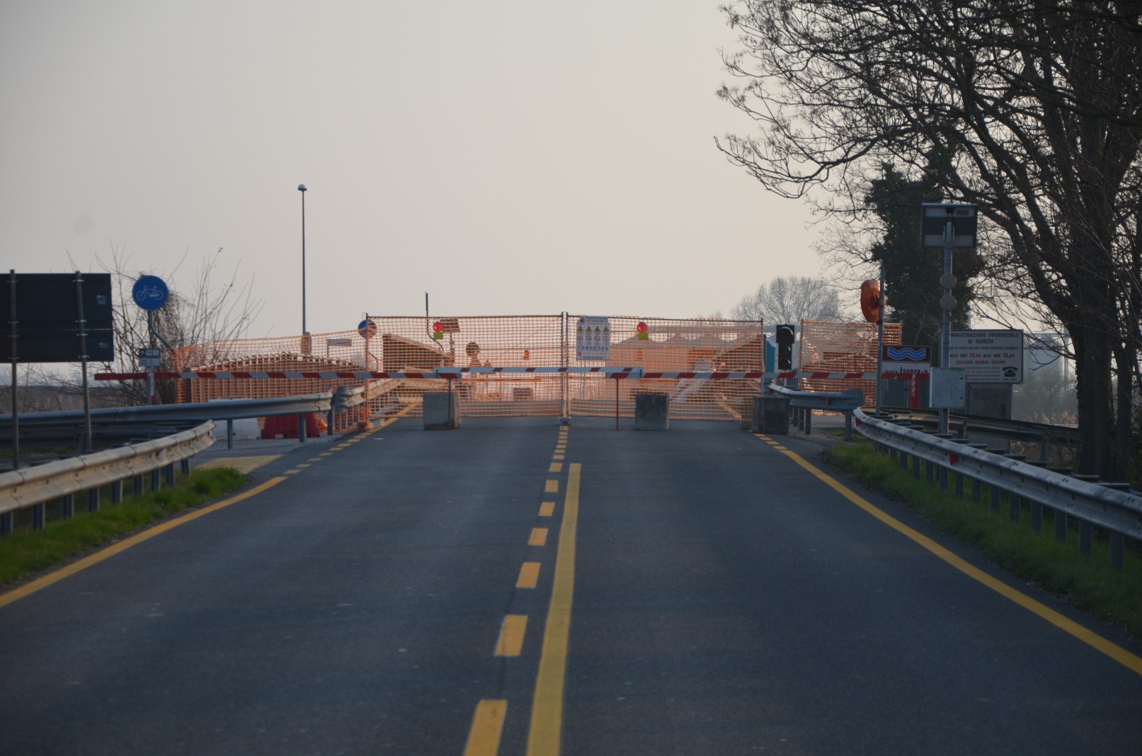 Immagine per Chiuso il ponte sulla Sp19, deviazioni per raggiungere Grado dalla Bisiacaria